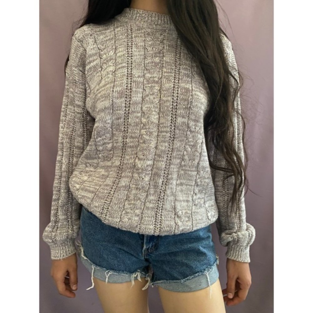 Knit sweater thick